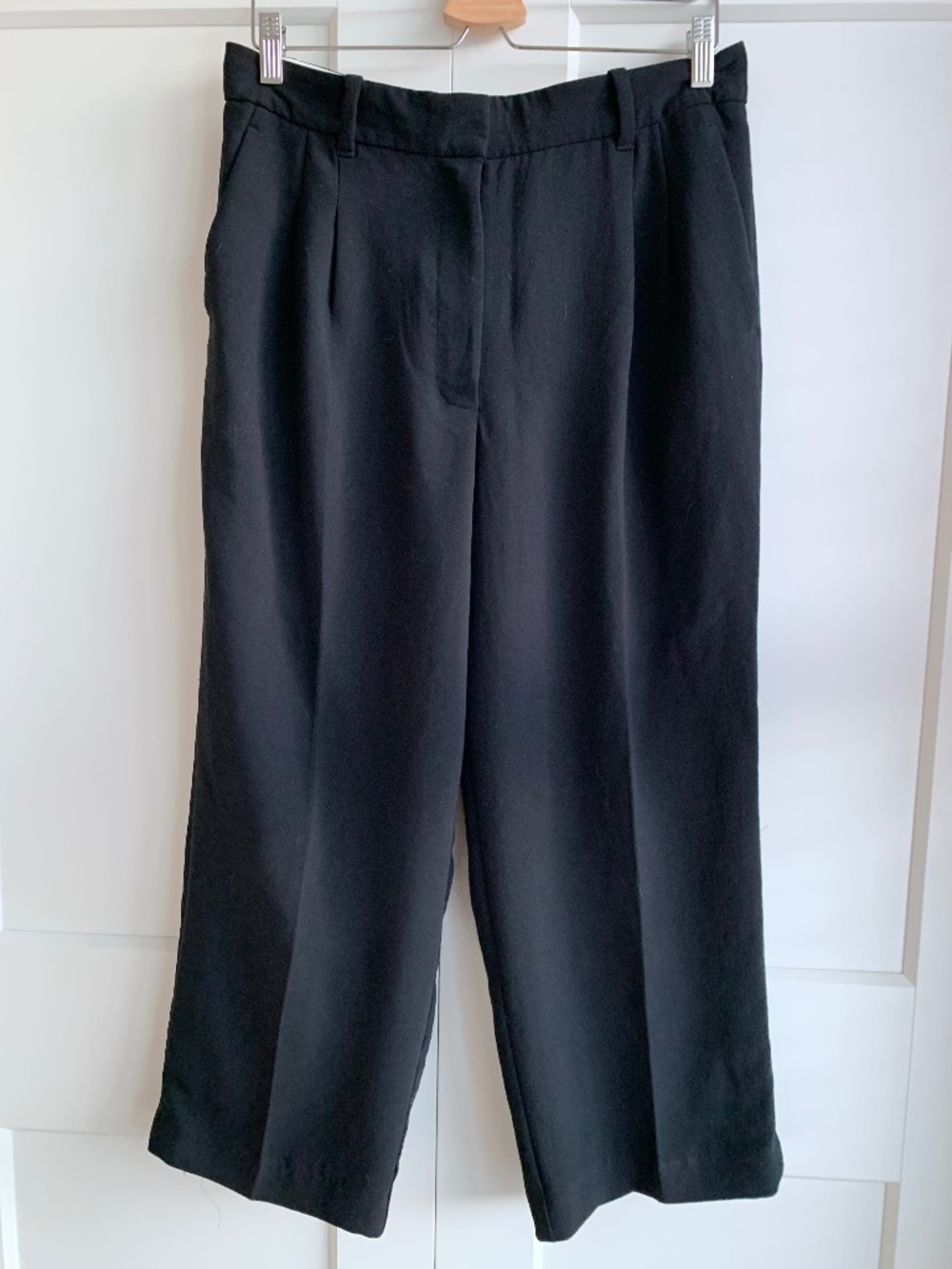 Wilfred the effortless pant size 12 short version High Waisted Wilde leg Black